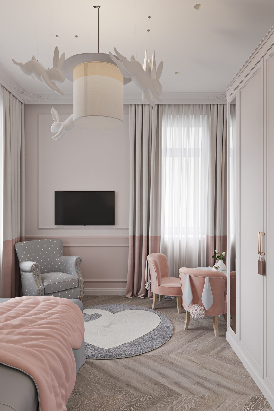 Квартира с сочными цветовыми акцентами для большой семьи