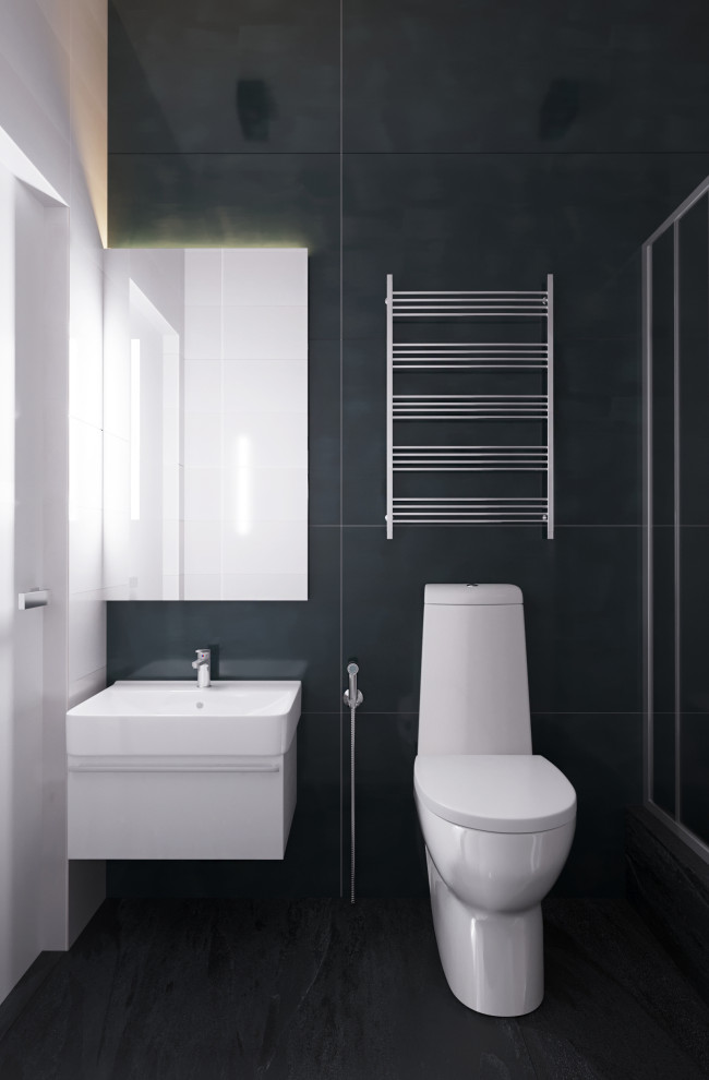 Дизайн проект квартиры 34 м2 в стиле "Минимализм"