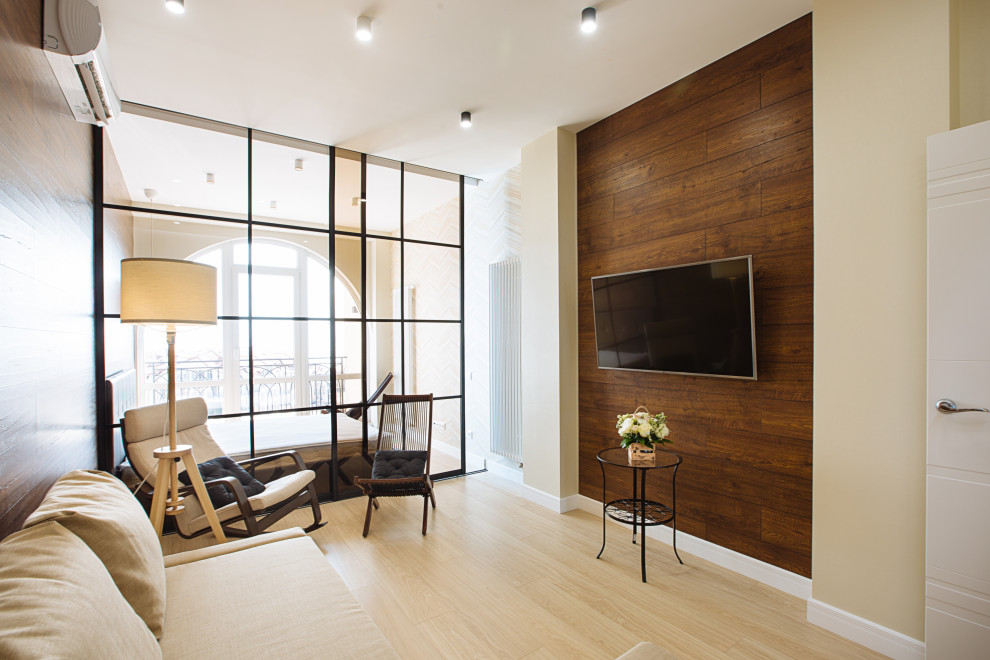 Однокомнатная квартира в современном стиле с шикарным видом на море в Геленджике