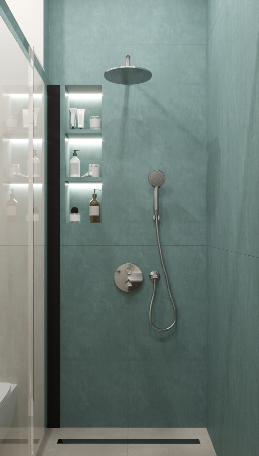 Стильная однушка 47 м² для девушки в ЖК Селигер Сити