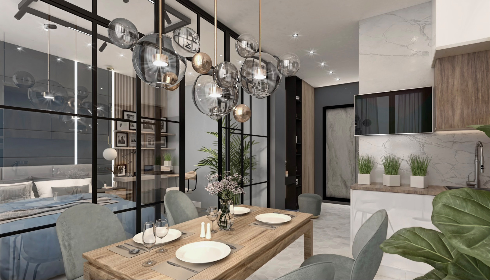 Студия ЖК Лайф-Ботанический Сад, 40 кв.м.