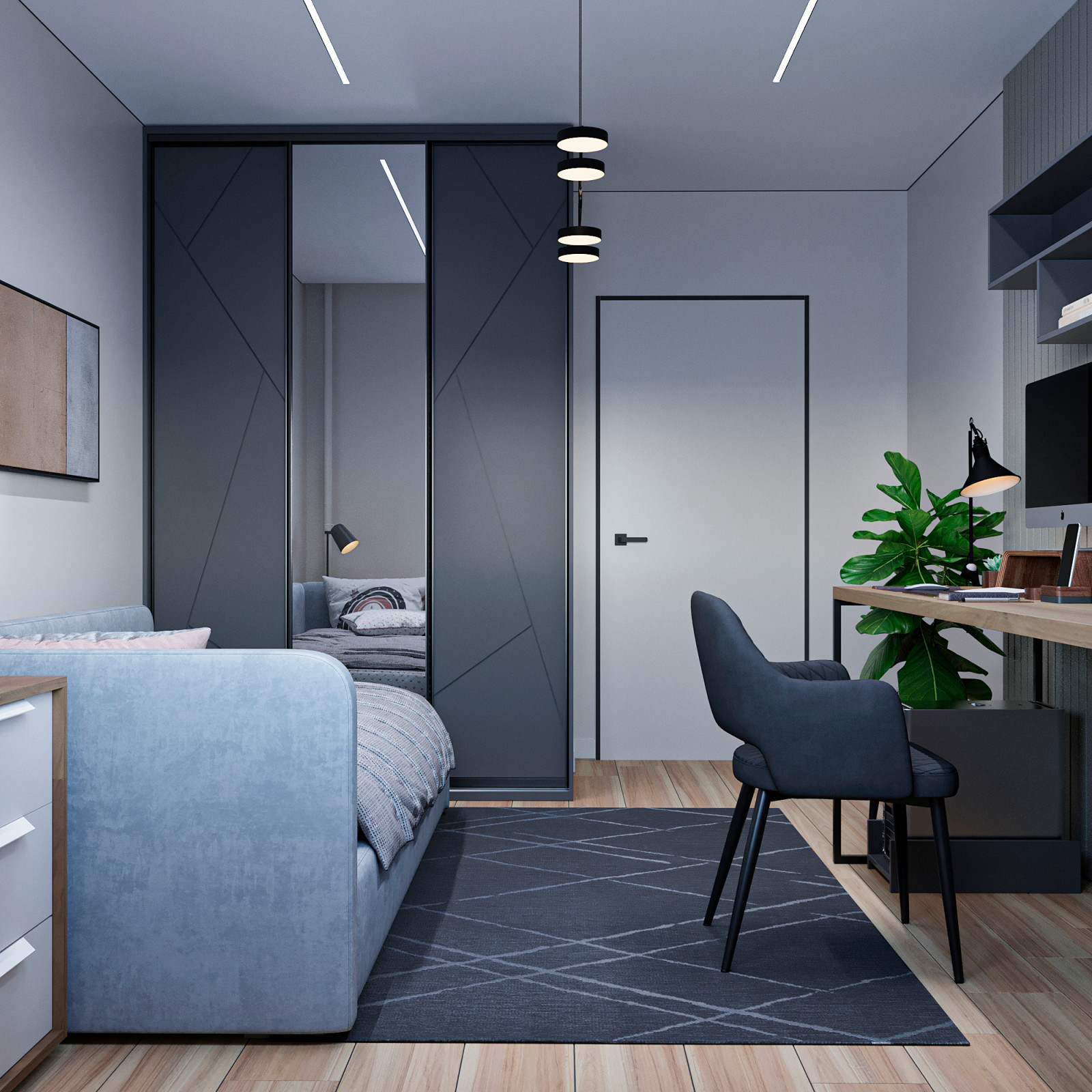 Квартира в панельном доме  50 кв.м.