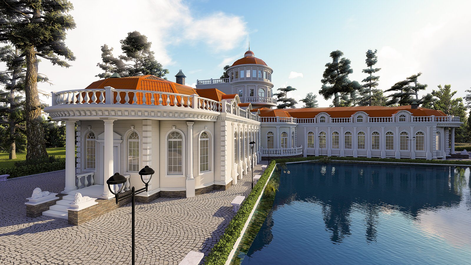 Ресторан на берегу озера