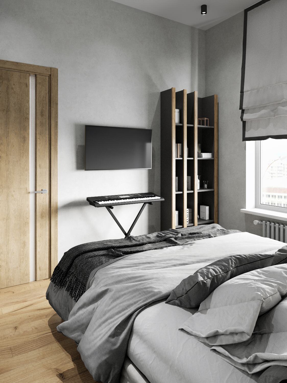 Стильная однушка с нордическим характером