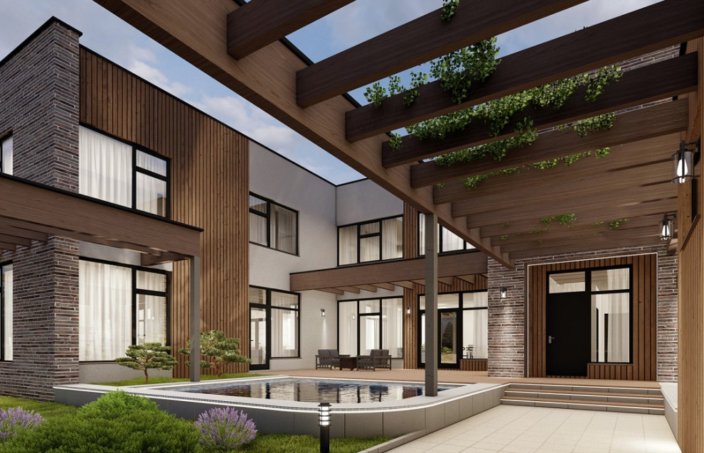 Rg1569 - Двухэтажный дом со спортзалом, кабинетом и бильярдной