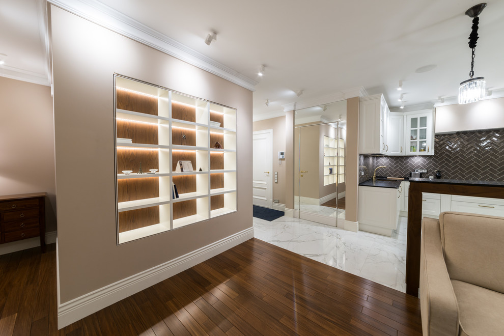 Трёхкомнатная квартира. Работы по дизайн-проекту