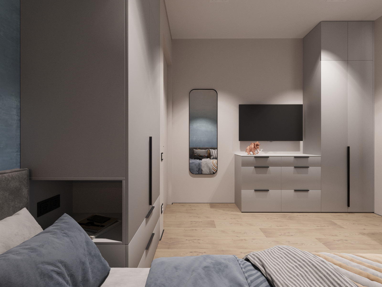 Дизайн проект - Квартира 80 м2 для многодетной семьи с двумя детскими комнатами