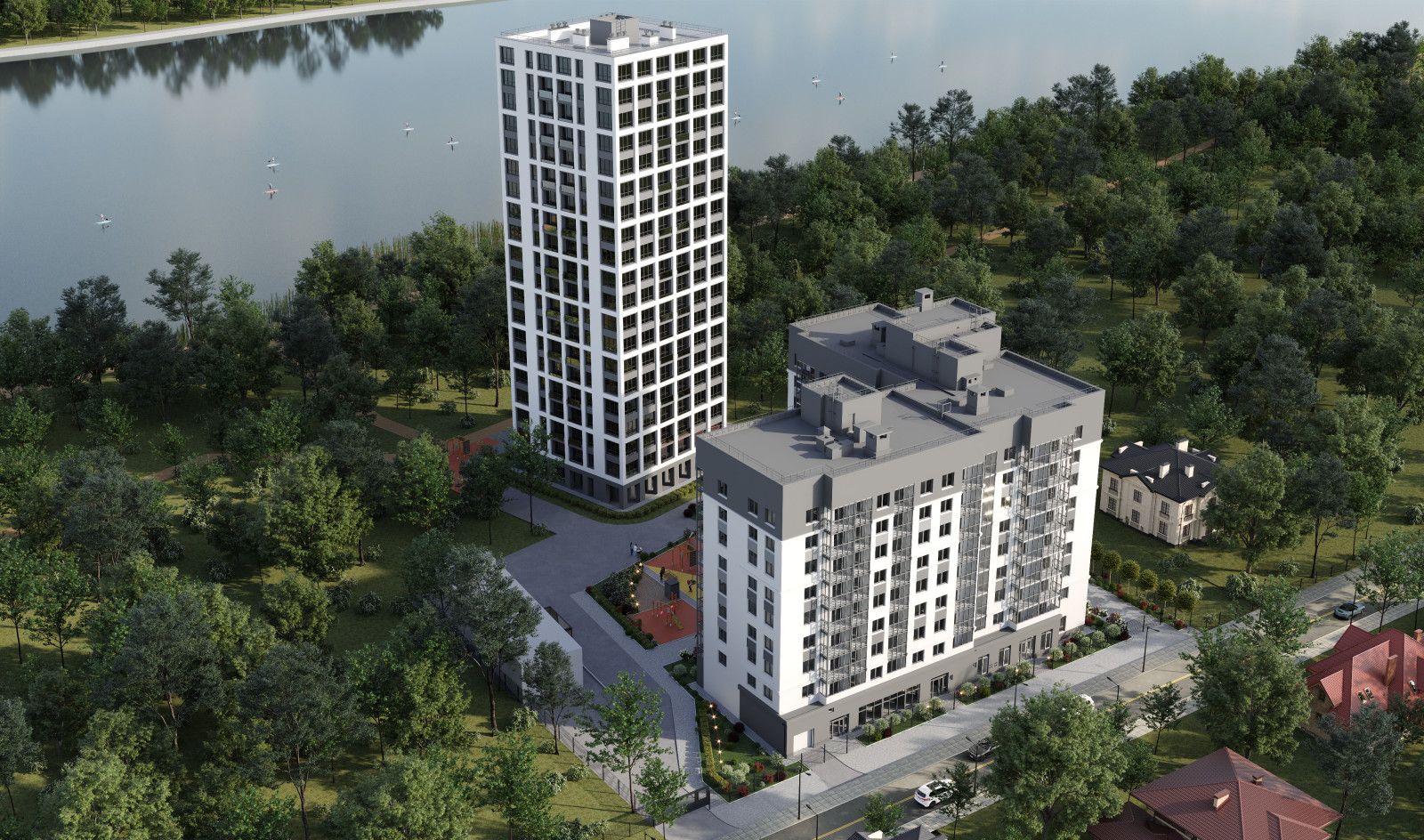 Обложка проекта: Экстерьер и интерьер пространства ОГНИ ИСЕТИ