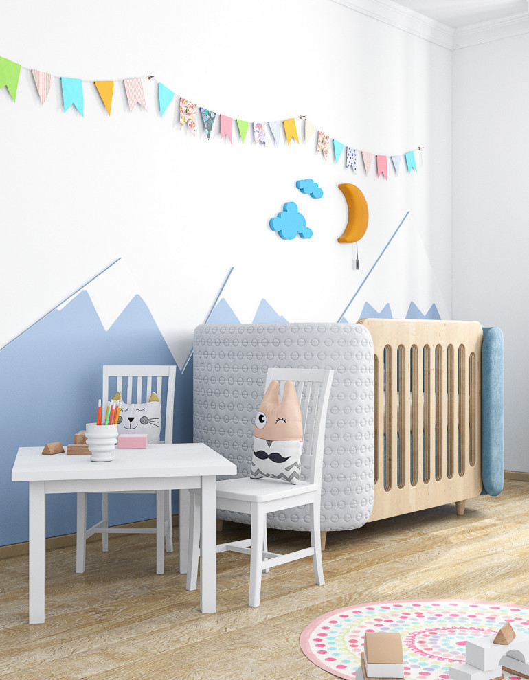 Детская в скандинавском стиле