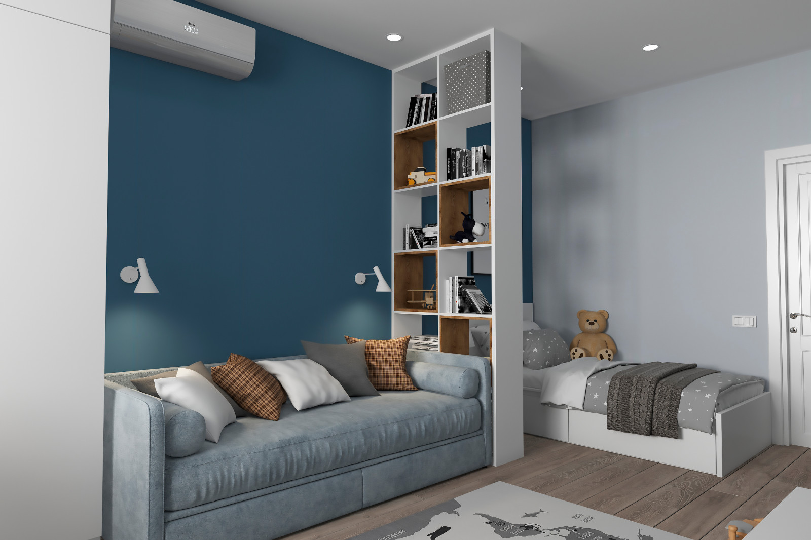 Дизайн 3-х комнатной квартиры в ЖК "Аврора-парк", г.Краснодар