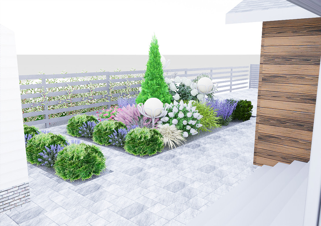 Дизайн участка 6 соток в современном стиле