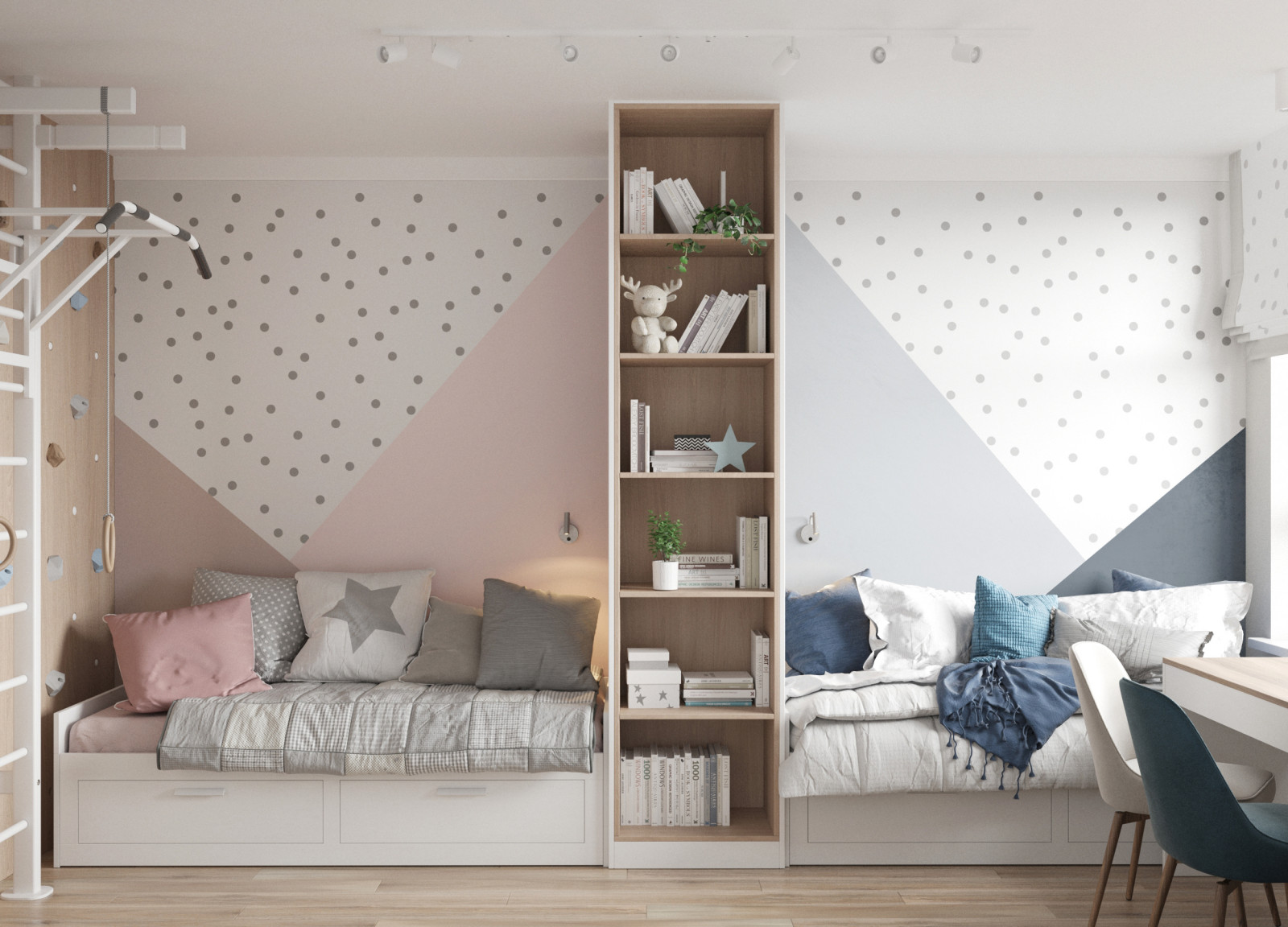 Проект квартиры в современном стиле в ЖК Скандинавия