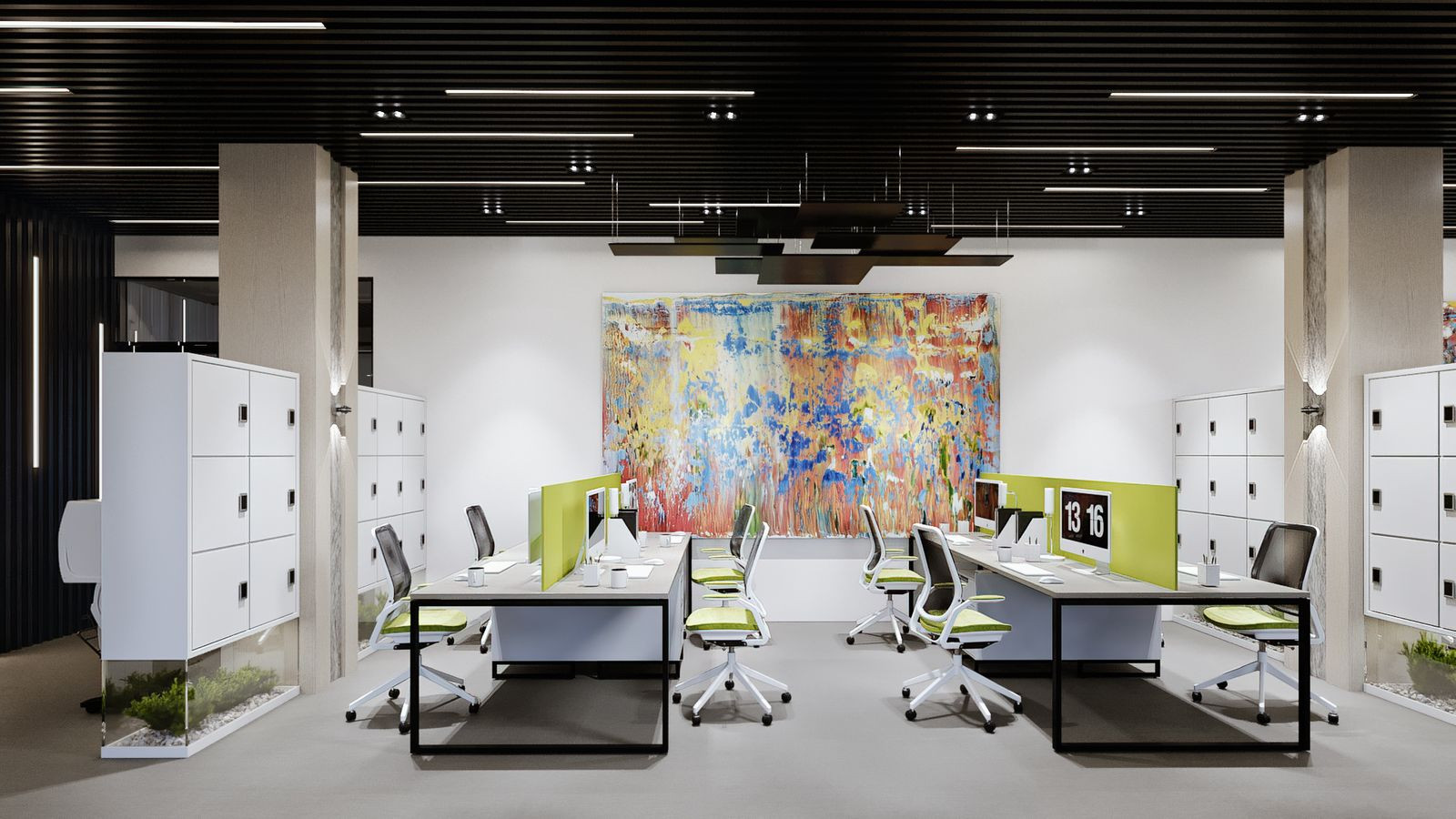 Офис Фарм, open space