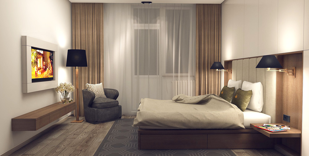 Современная спальня в духе Eichholtz