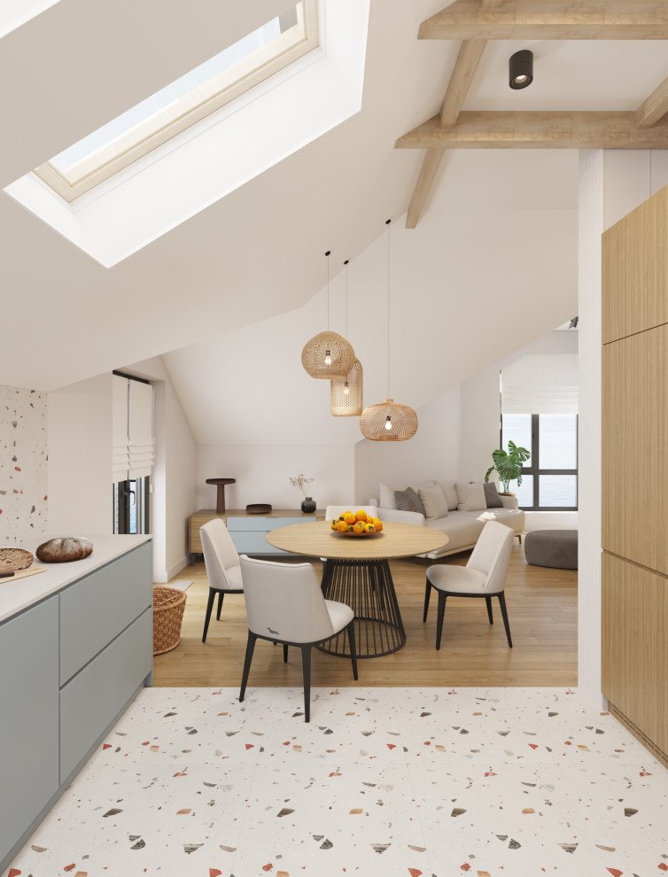 Кухня-гостиная ЖК "Черноморский 2"