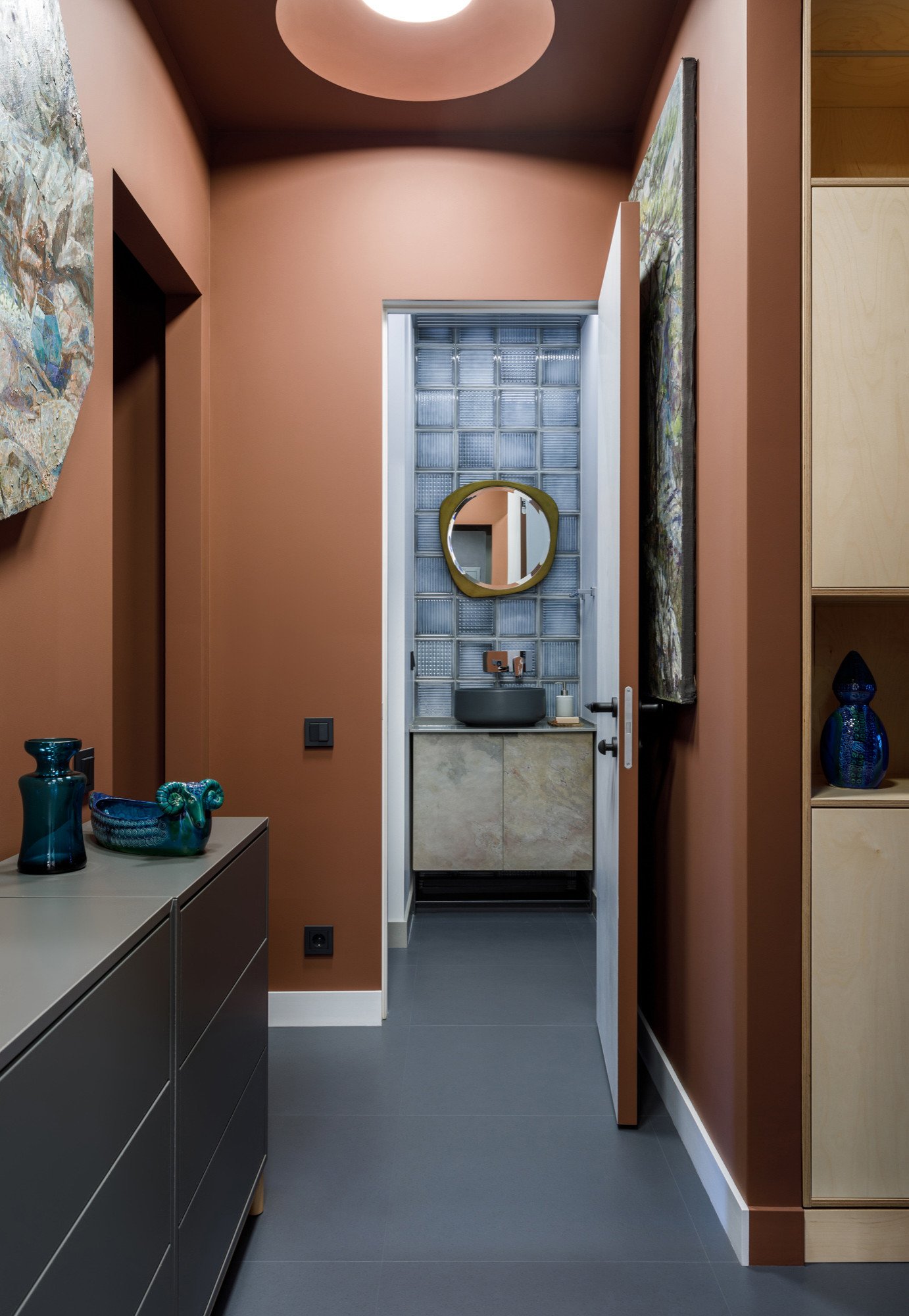 Houzz тур: Квартира с кухней из фанеры