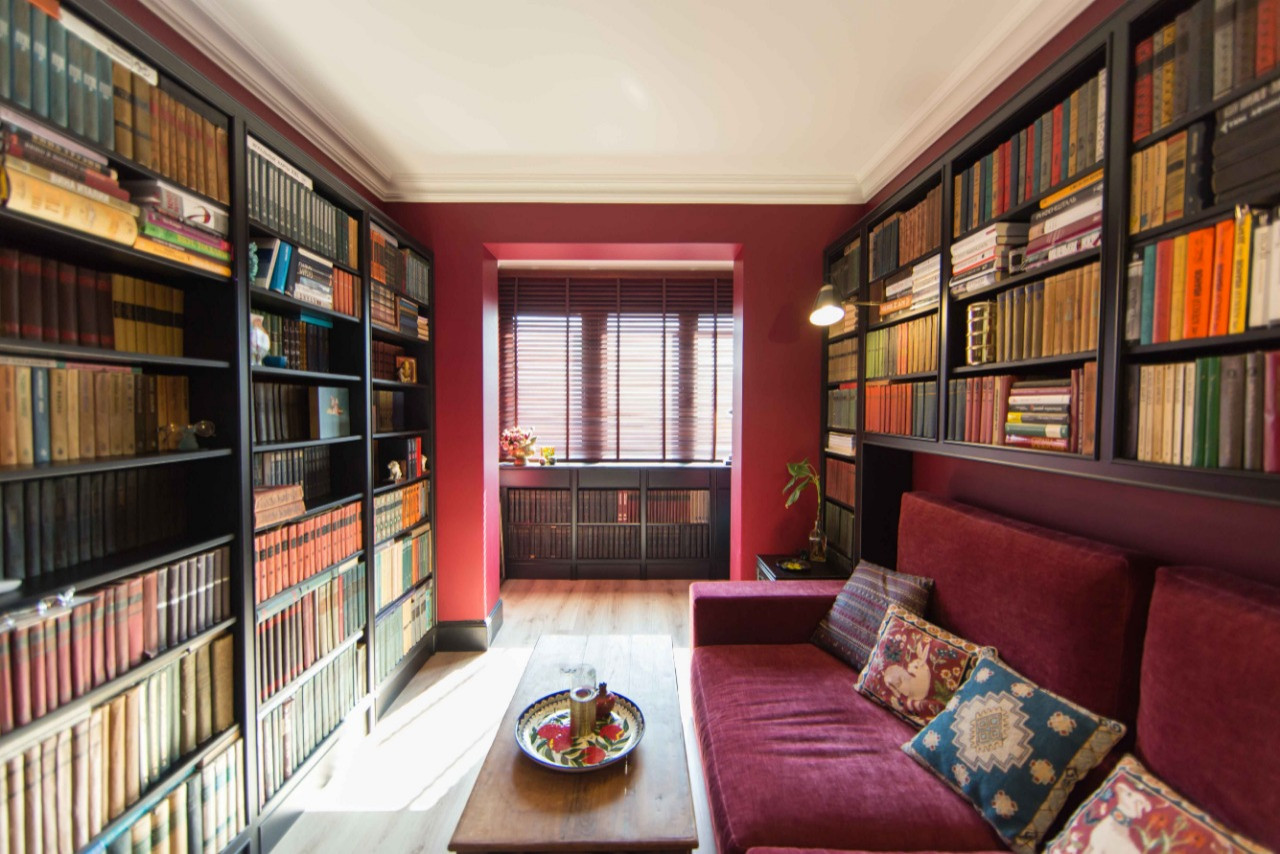 Библиотека из МДФ в эмали