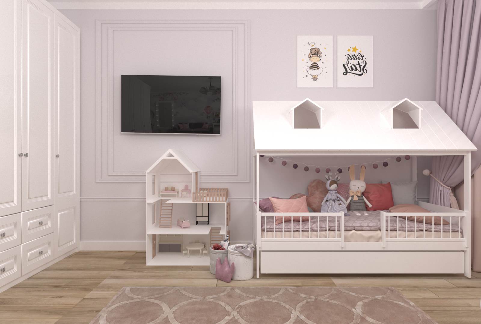 Проект квартиры 75 кв.м г.Тюмень