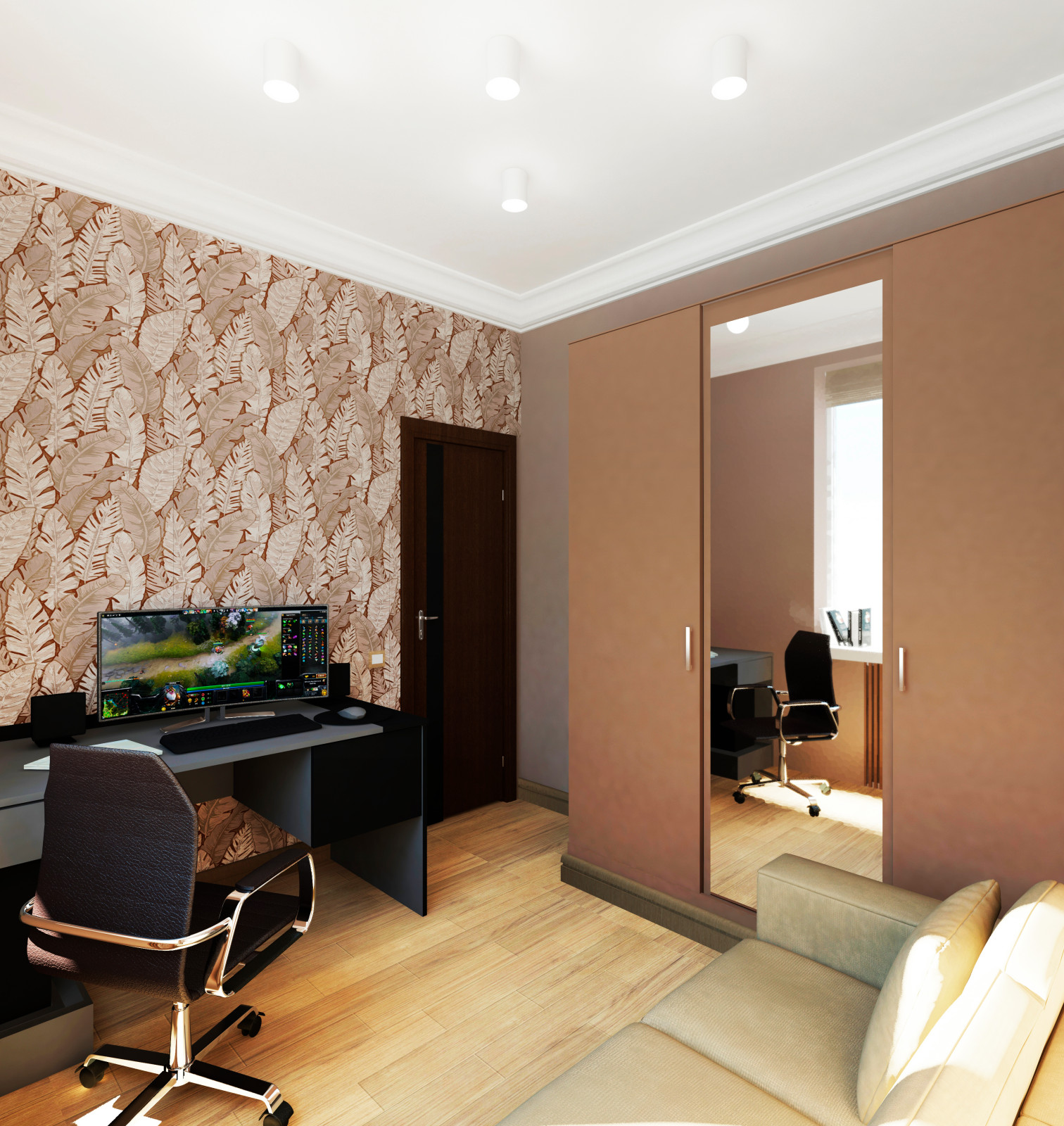 Эклектичный. Квартира для трех поколений - "Мята и папоротник"