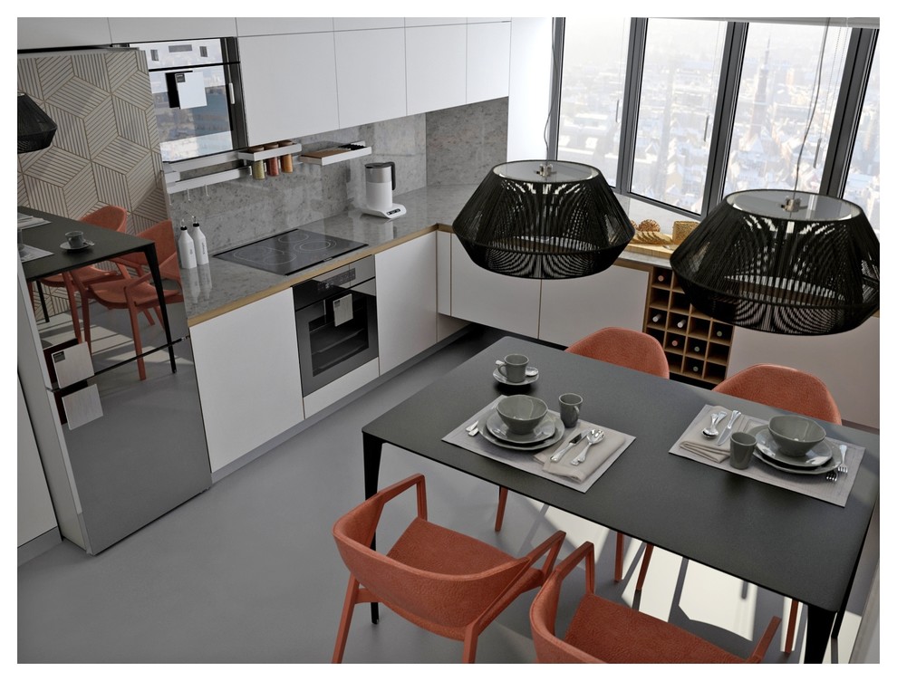 Дизайн-проект перепланировка из 2-х ком. в 3-х ком. в г. Москве