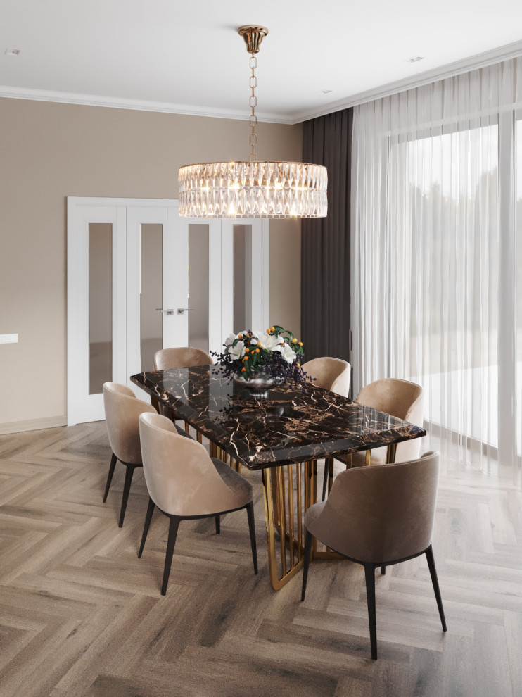 гостиная столовая