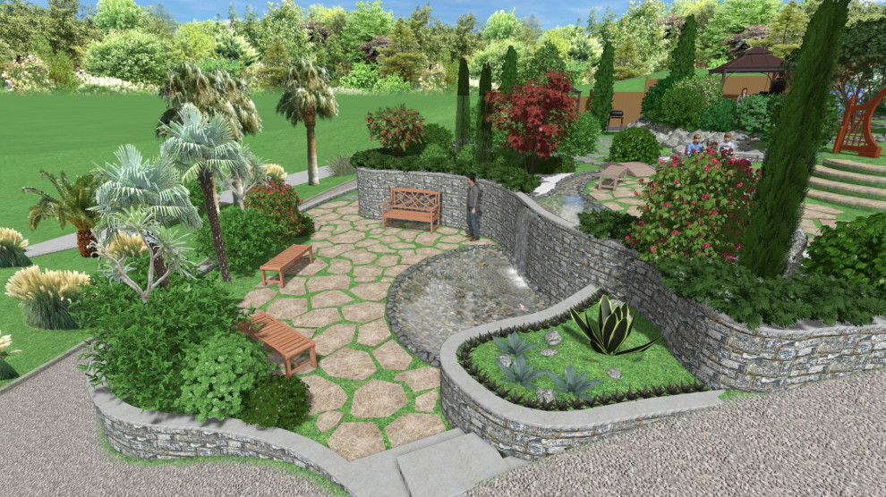 Общественная территория частной гостинницы