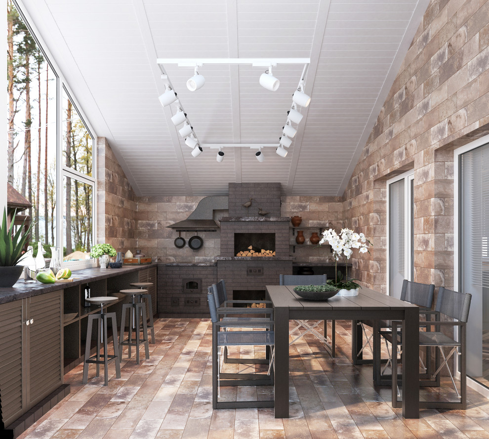 Проект интерьера одноэтажного дома