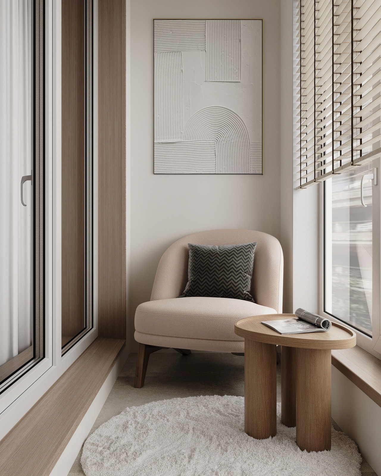 Дизайн-проект квартиры 73м² в ЖК Речной Порт