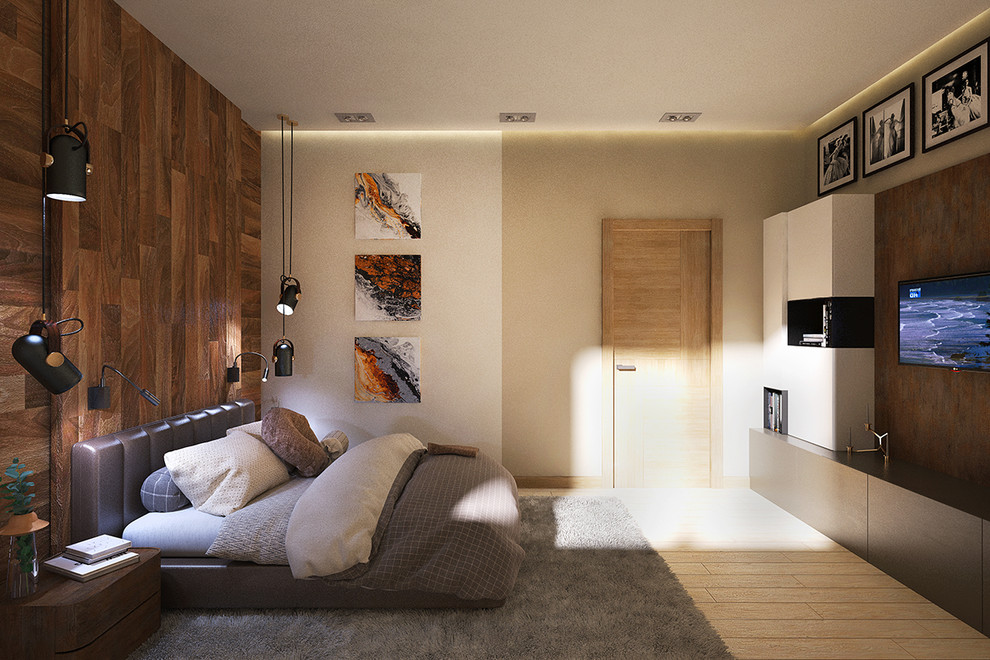 Уютная спальня в эко-стиле