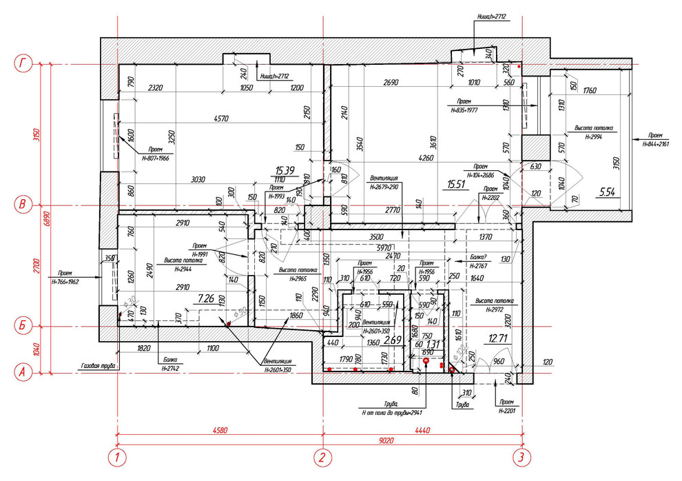 Дизайн квартиры на Остоженке. Фото интерьеров и новинки 2015 года