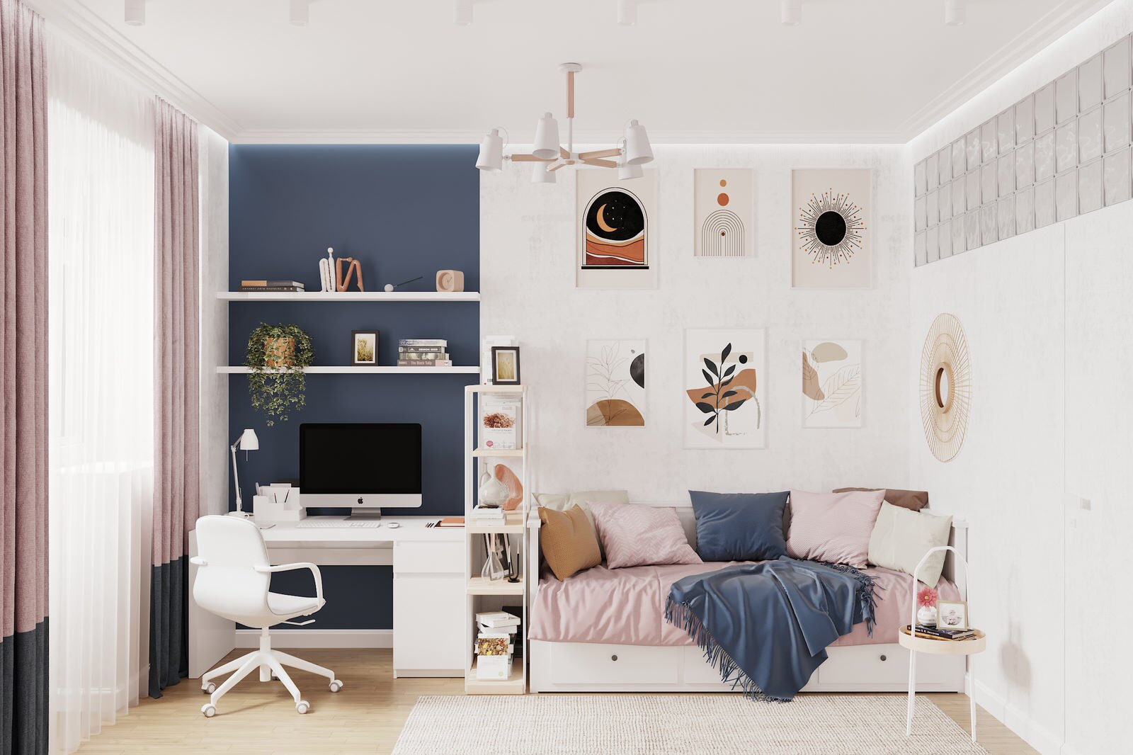 Обложка проекта: Спальня для юной девушки