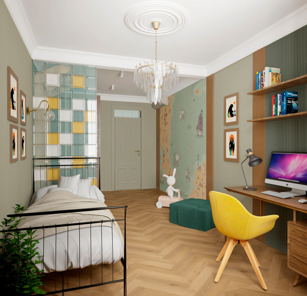 Историческая квартира в Москве, 157 м2