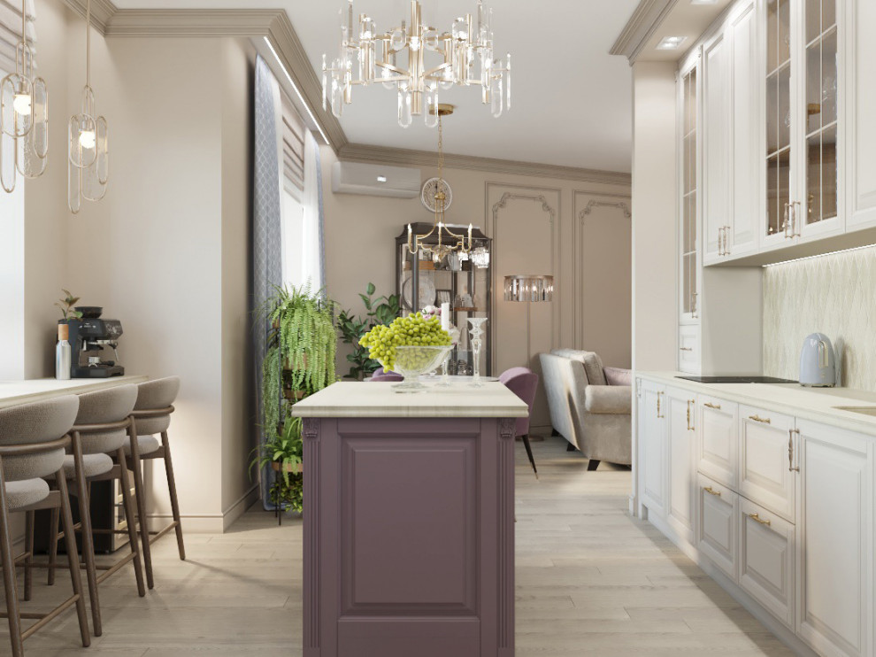 Неоклассика в гостиной