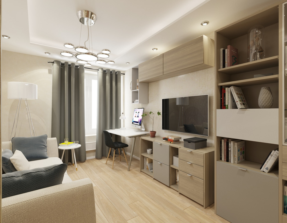 Обложка проекта: спальня на Мичуринском проспекте