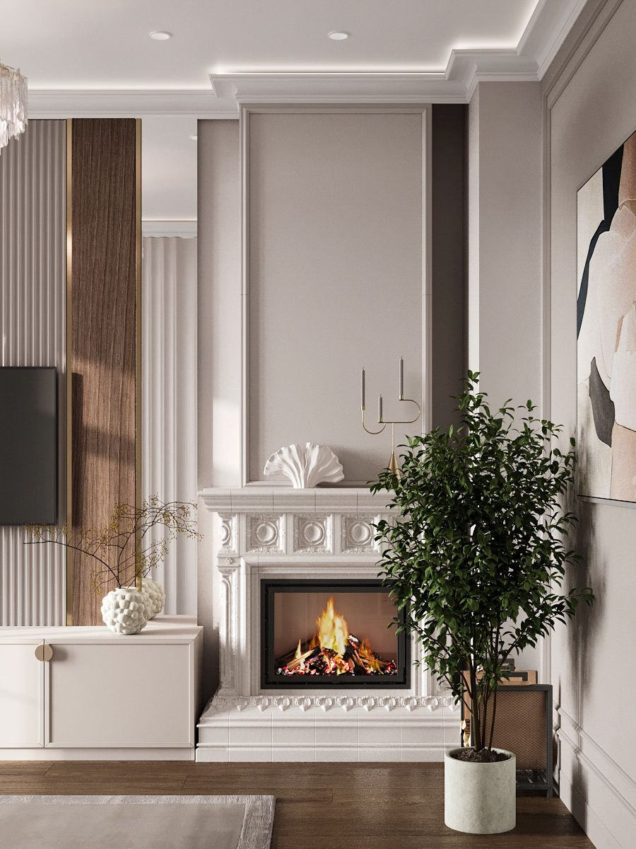 Стиль лесной тишины и мягких контрастов в загородном коттедже