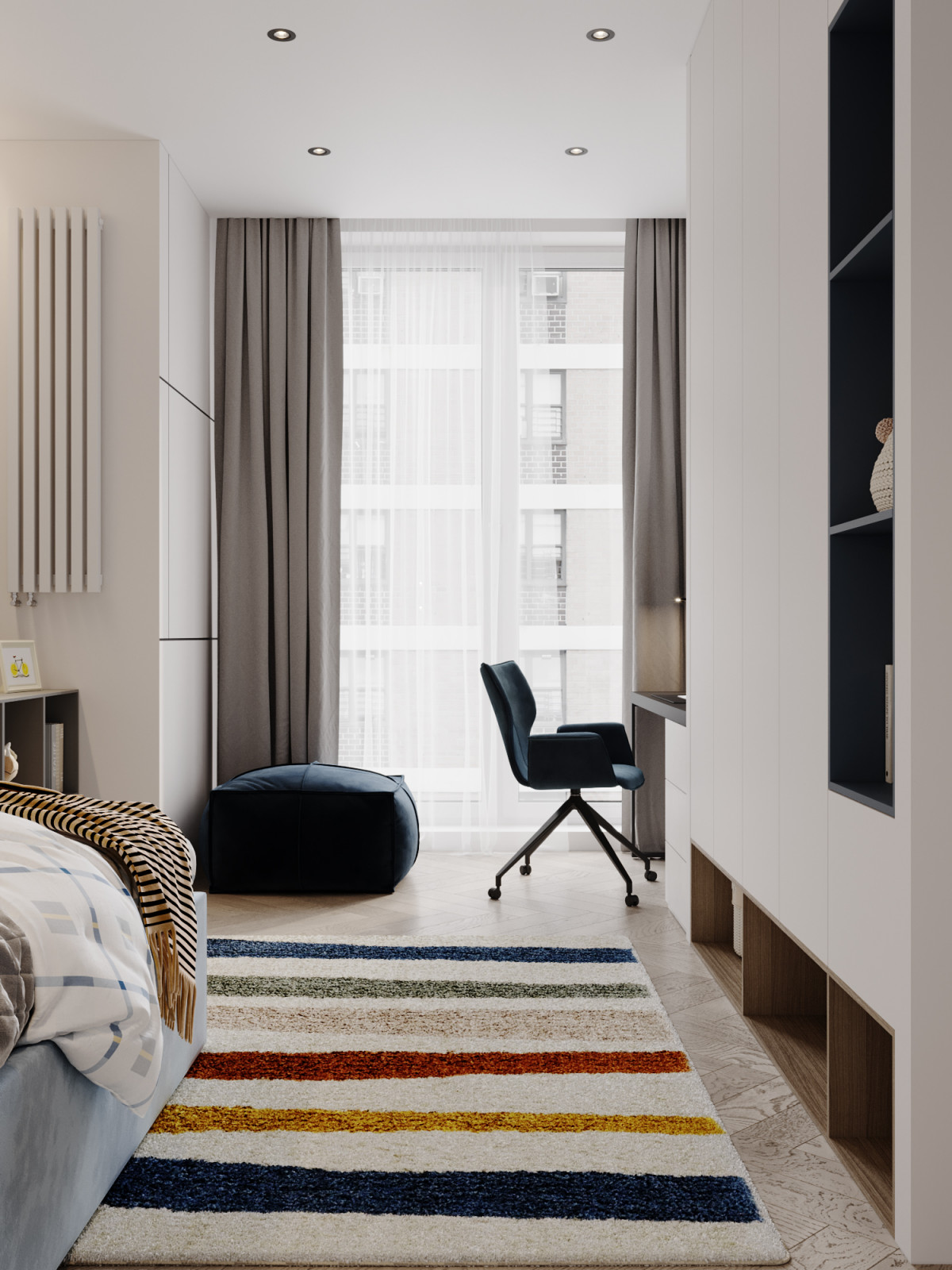 Идеальный современный интерьер в ЖК Homecity