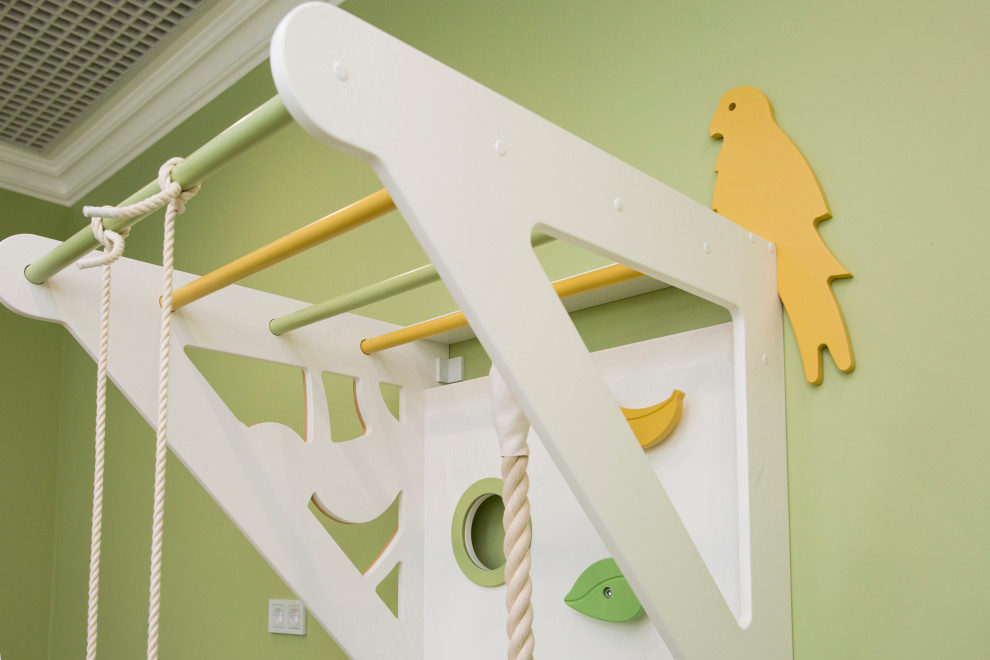 Детская игровая комната в стили джунгли