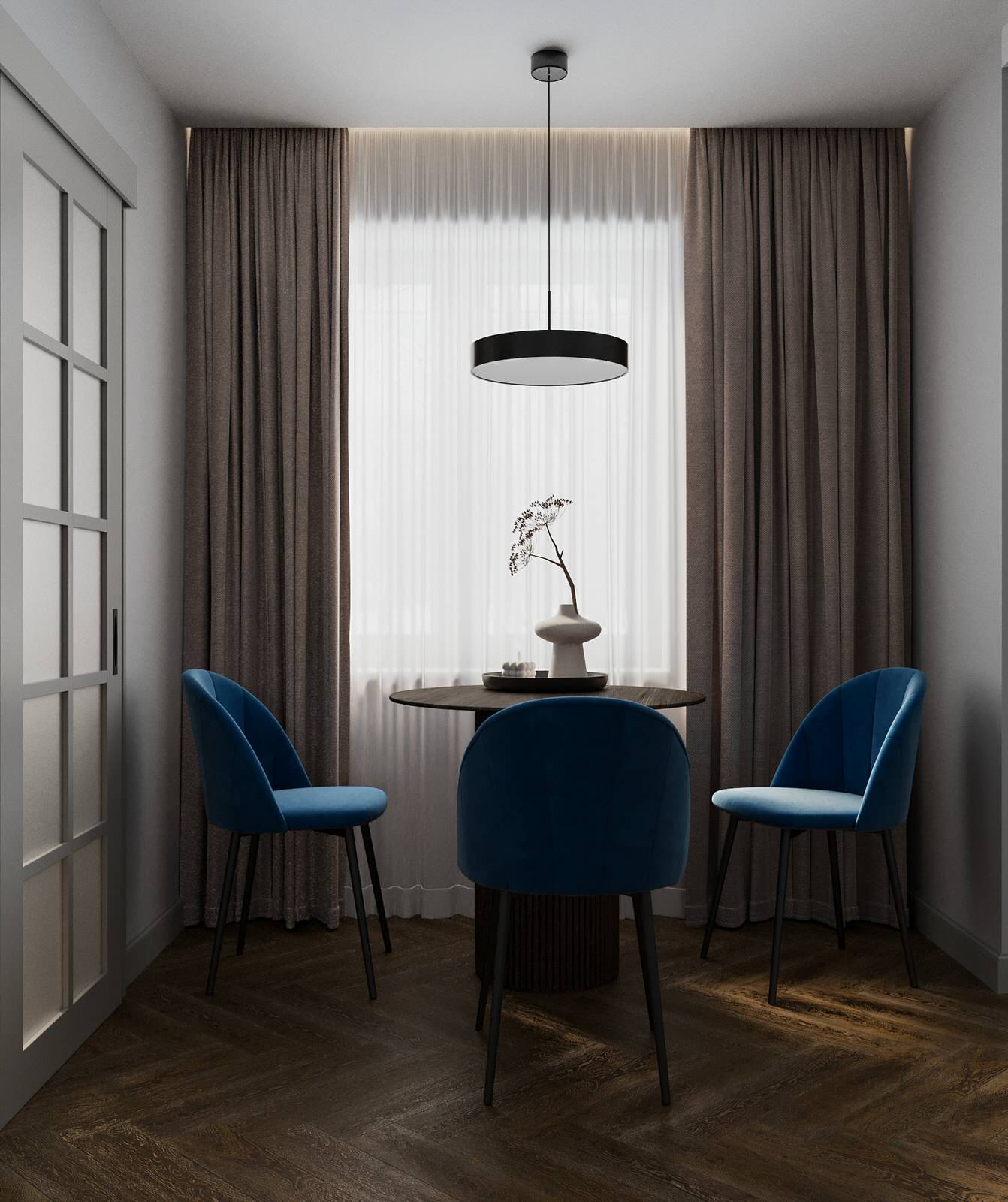 Уютная перепланировка 3-х комнатной хрущевки