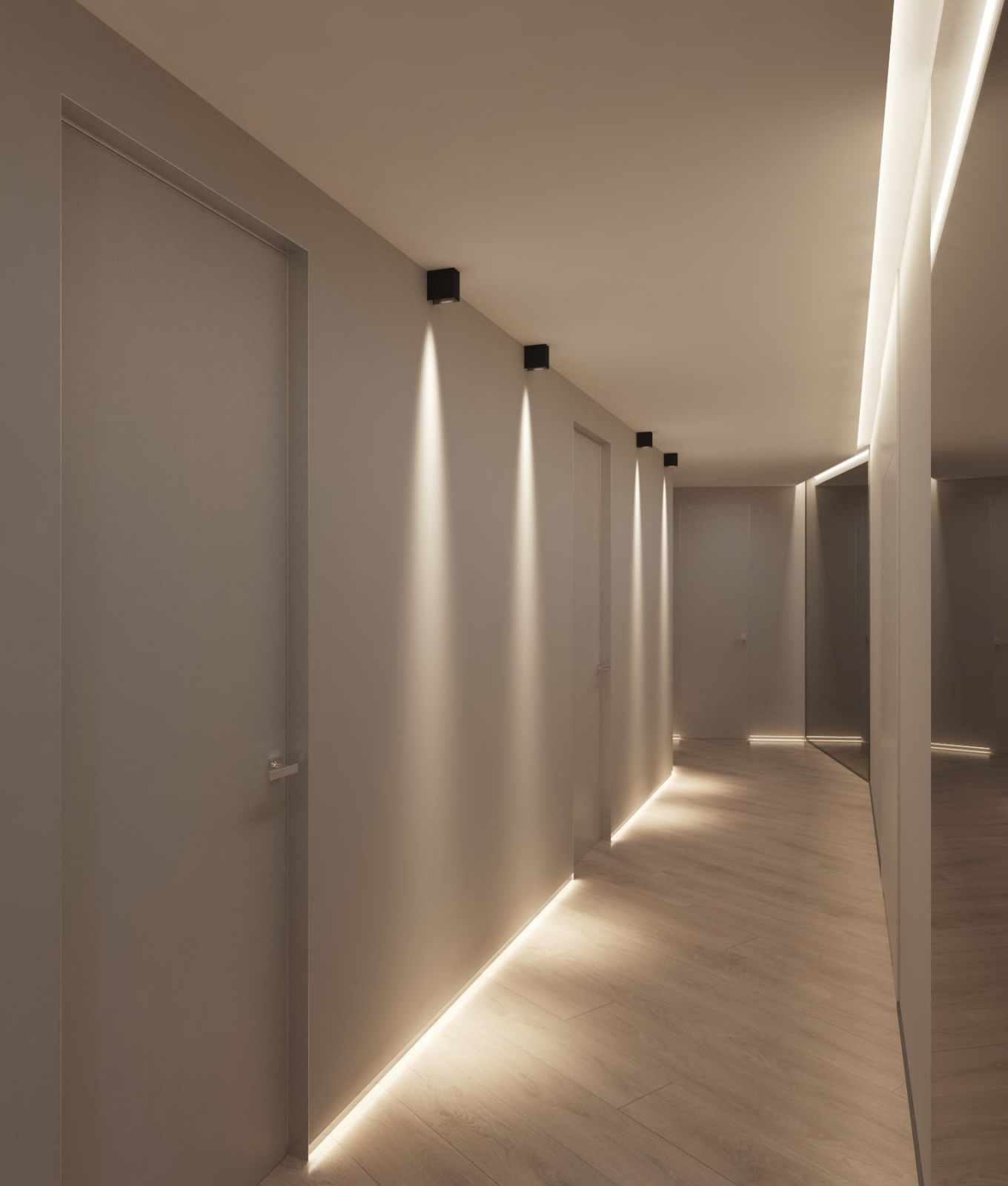 Дизайн проект квартиры со сложной остроугольной планировкой