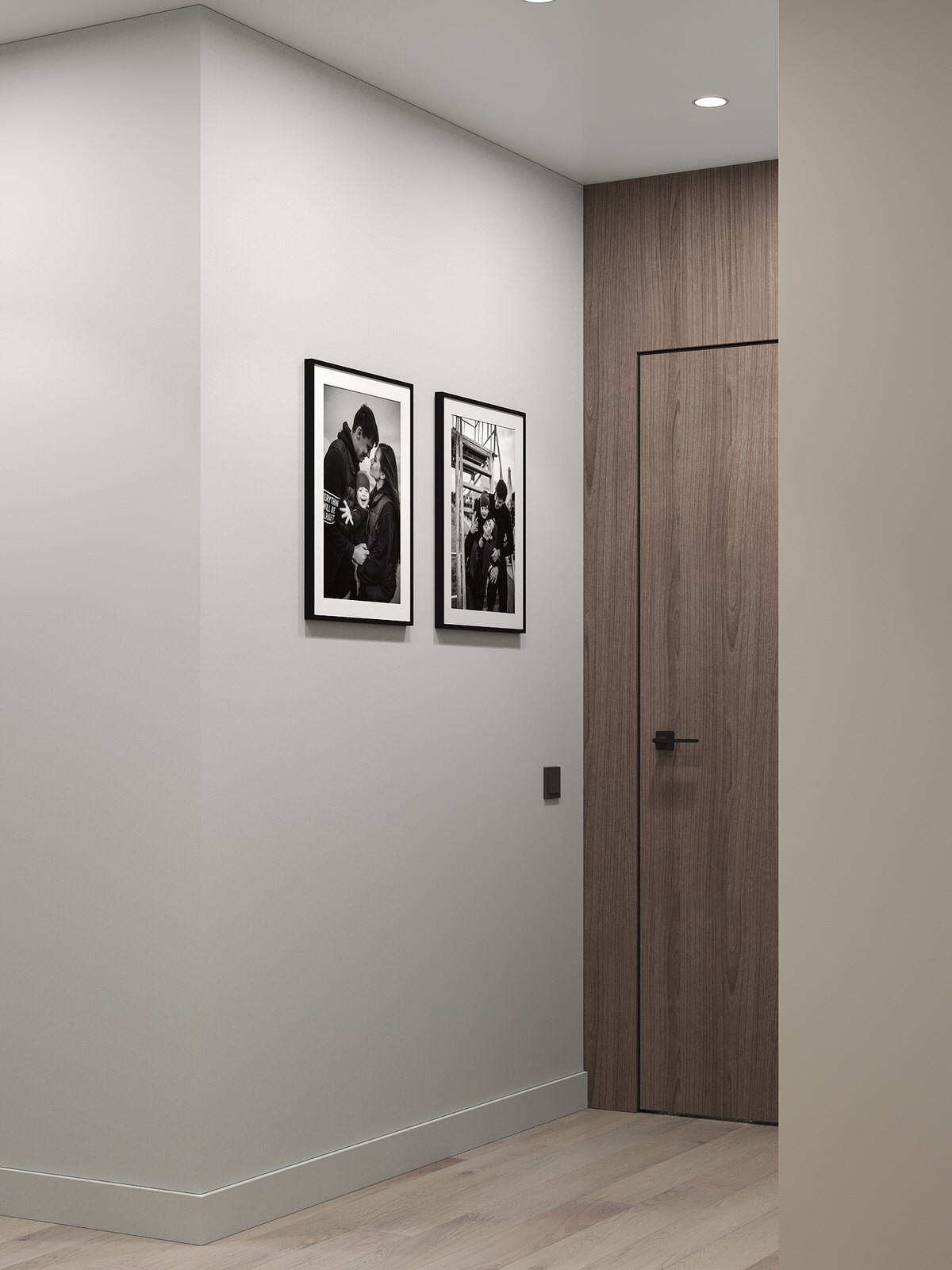 Квартира для молодой семьи с элементами сканди