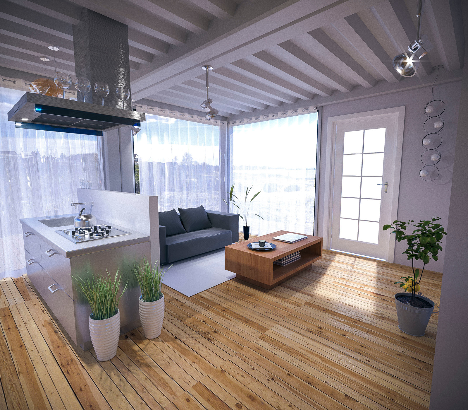 Обложка проекта: Номер из контейнеров на пляже в п. Витязево