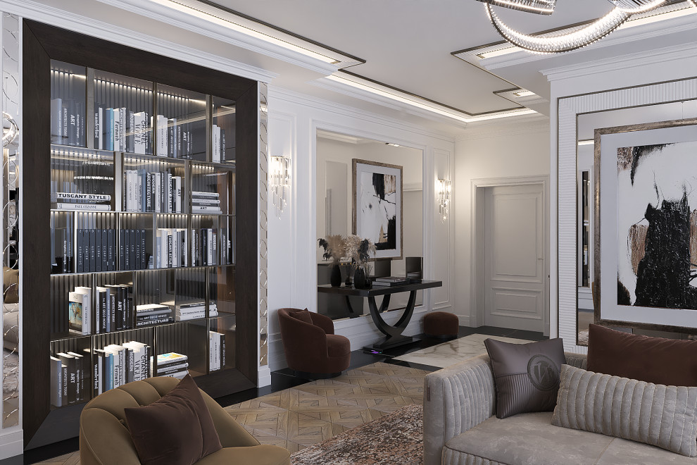 Дизайн интерьера  "Гостинная в ЖК "Жизнь на Плющихе"