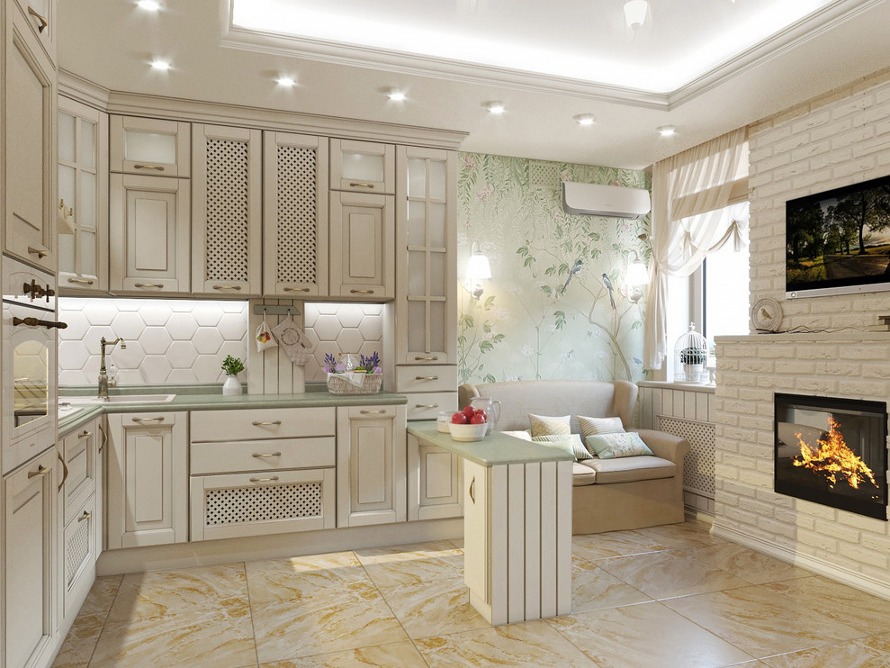 Обложка проекта: Дистанционный проект квартиры в стиле Прованс