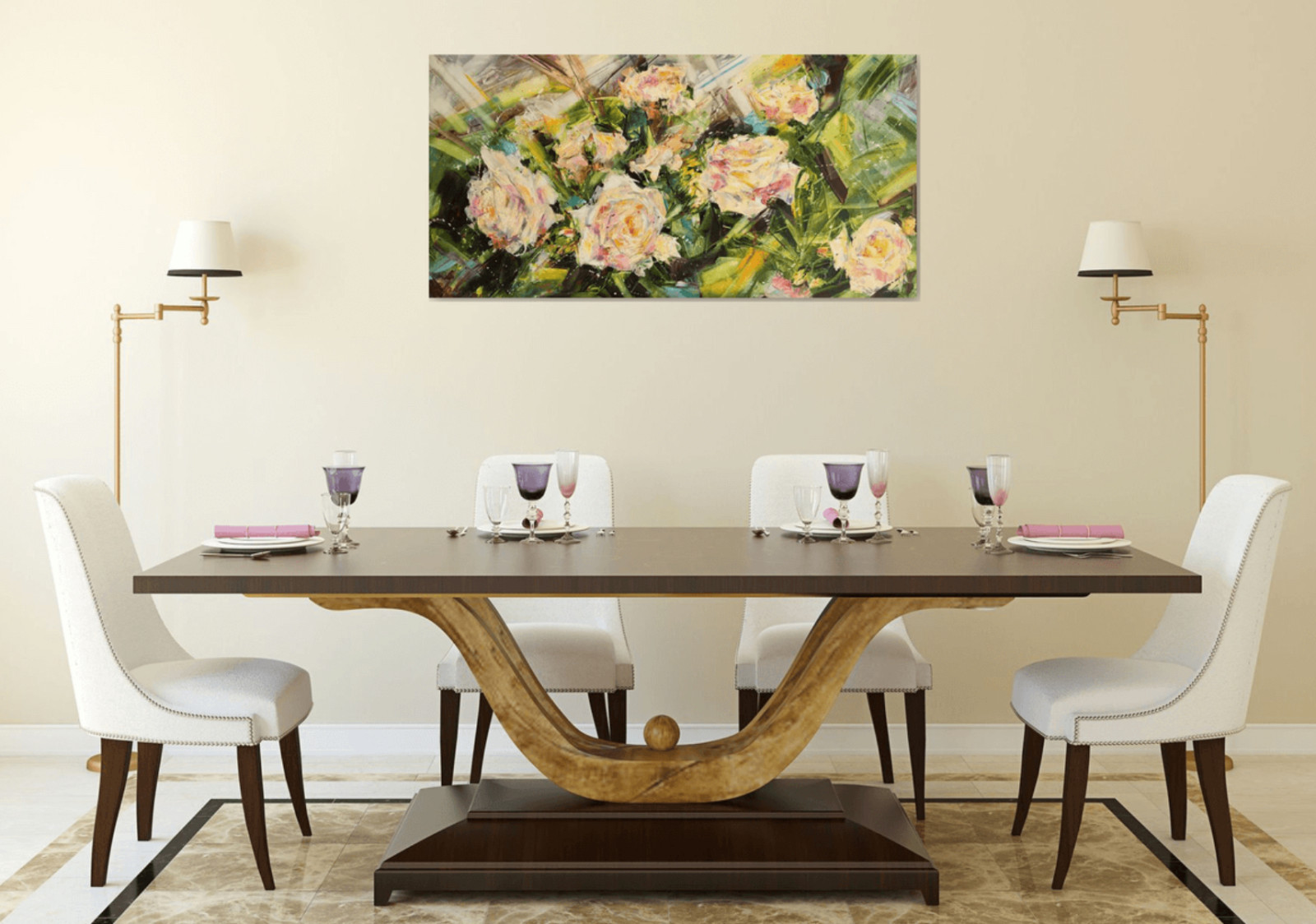 Работы художницы Дианы Маливани - Столовая - Дизайн интерьера (1)