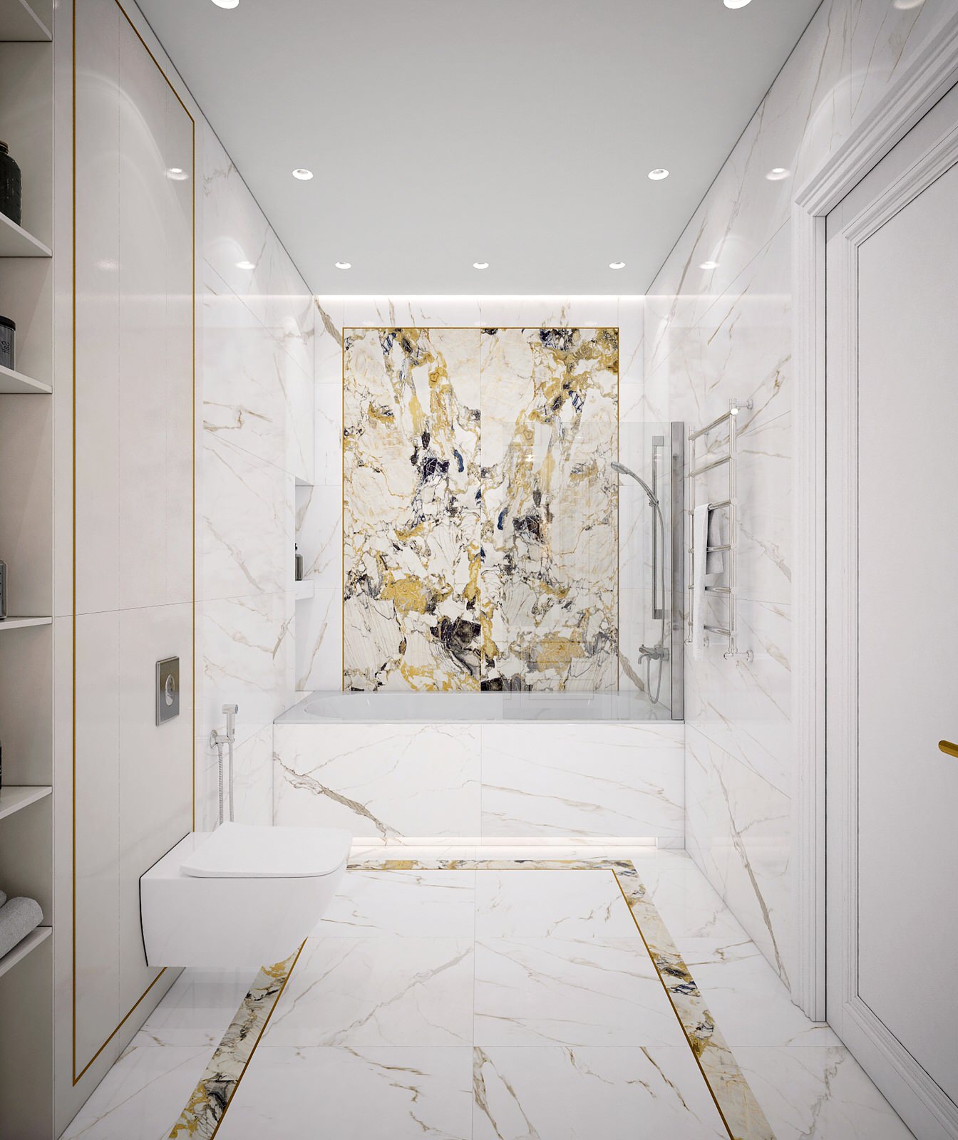 Элегантная и строгая современная классика - 80 кв.м.