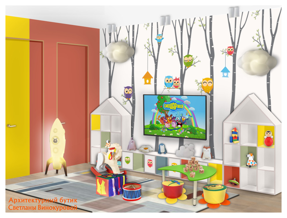 Обложка проекта: Детская в сказочном лесу