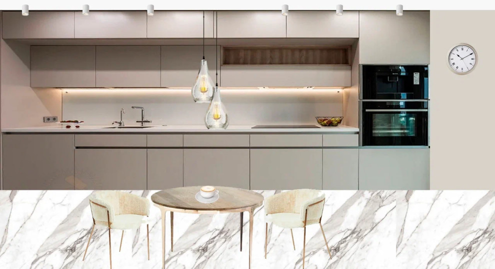 Кухня на коллаже