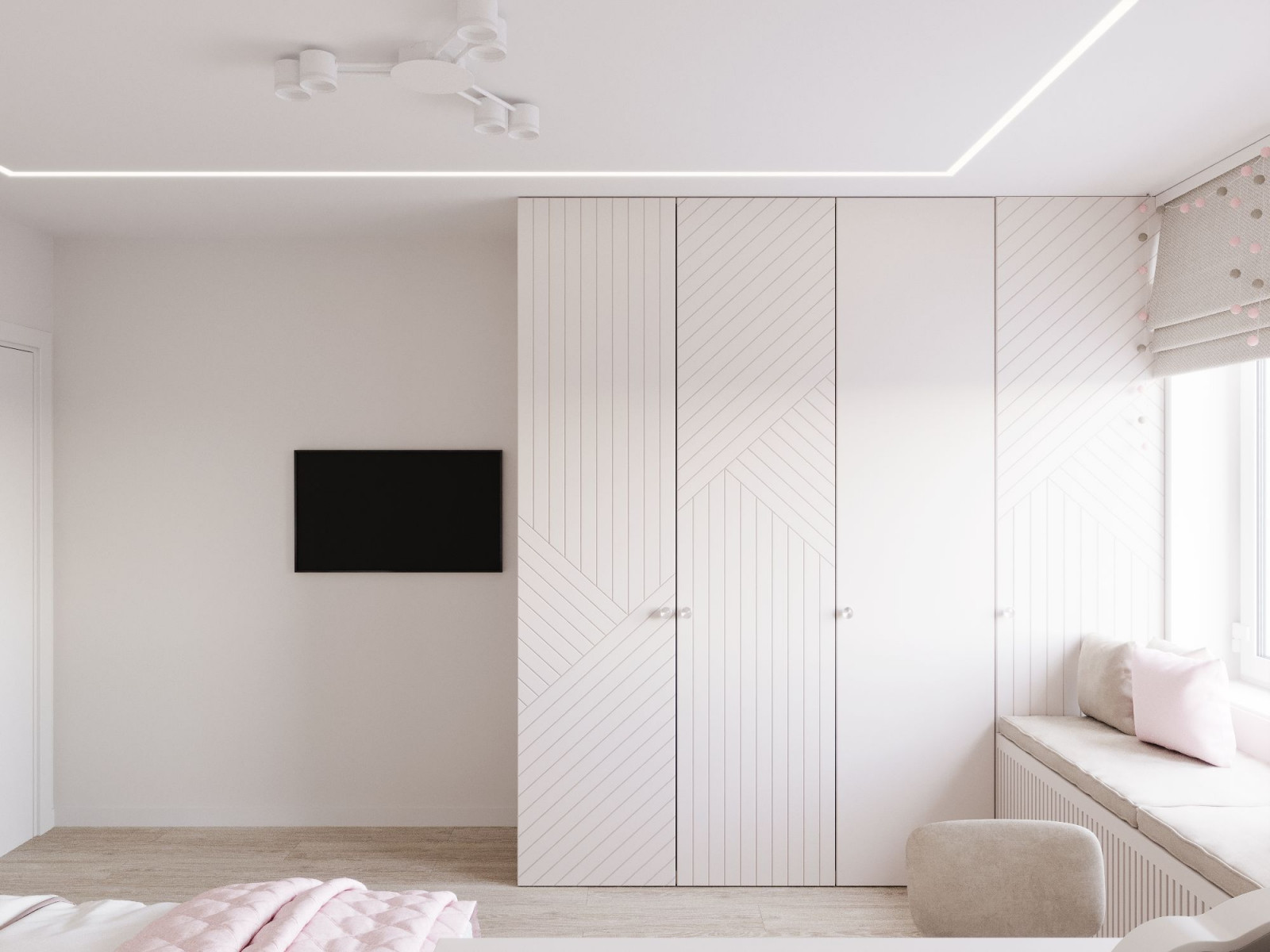 Дизайн-проект квартиры площадью 57,5 кв.м.