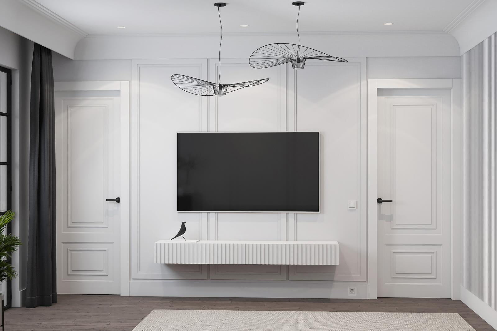 Квартира в стиле неоклассика, Мкр. «Бутово Парк», 68 кв.м.