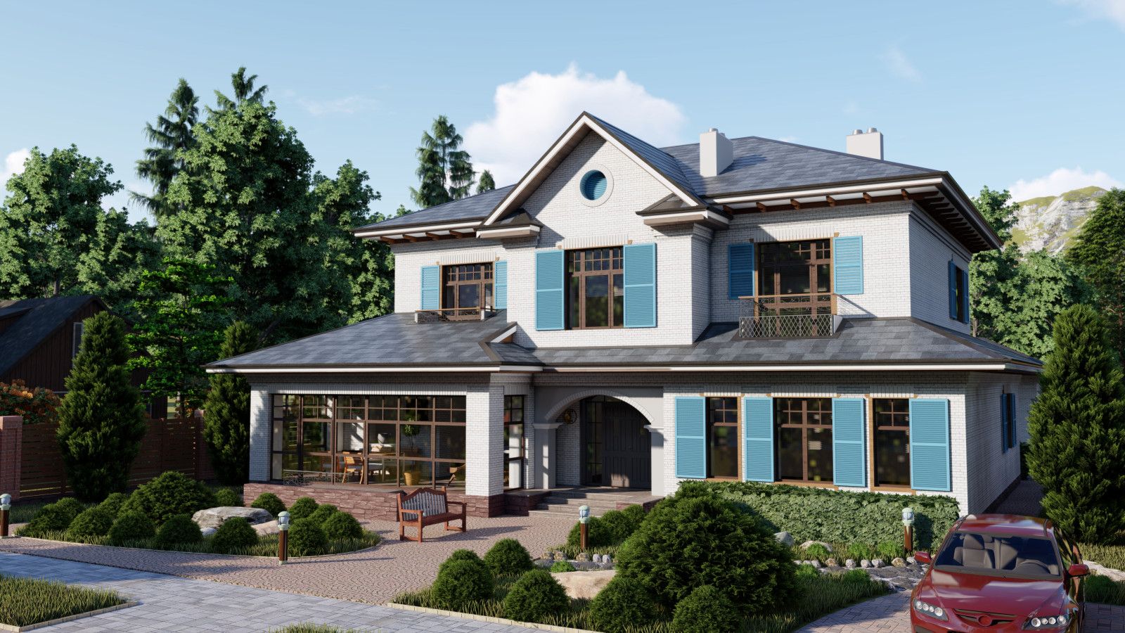 Обложка проекта: Частный дом "spacious house"